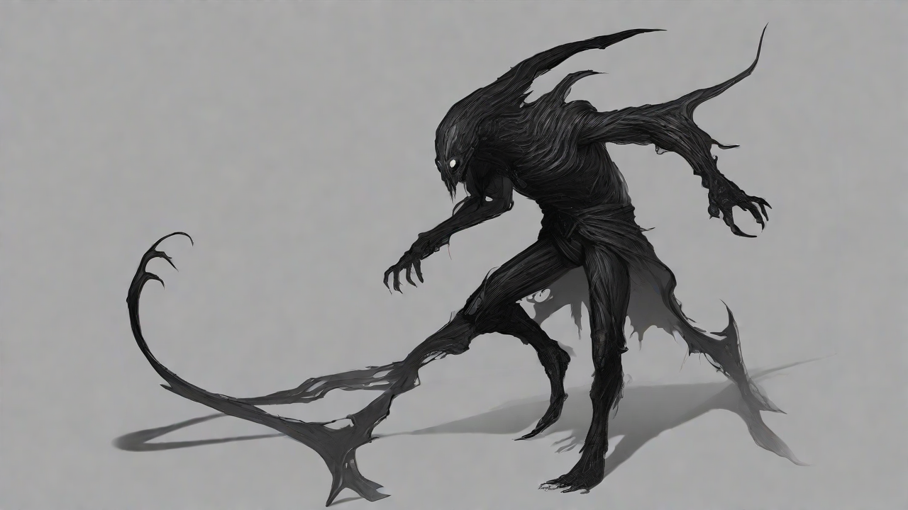 Guided by the void's dark whispers, a lone traveler ventures into the abyss, navigating through a realm of eternal darkness, guided by an unknown force that seeks rebirth and liberation from the void's grasp.