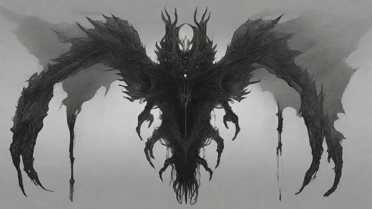 Guided by the void's dark whispers, a lone traveler ventures into the abyss, navigating through a realm of eternal darkness, guided by an unknown force that seeks rebirth and liberation from the void's grasp.