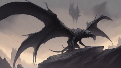 Guided by the void's dark whispers, a lone traveler ventures into the abyss, navigating through a realm of eternal darkness, guided by an unknown force that seeks rebirth and liberation from the void's grasp.