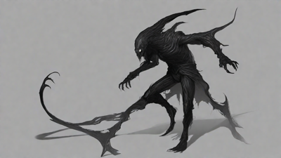 Guided by the void's dark whispers, a lone traveler ventures into the abyss, navigating through a realm of eternal darkness, guided by an unknown force that seeks rebirth and liberation from the void's grasp.