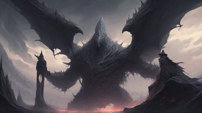 Guided by the void's dark whispers, a lone traveler ventures into the abyss, navigating through a realm of eternal darkness, guided by an unknown force that seeks rebirth and liberation from the void's grasp.