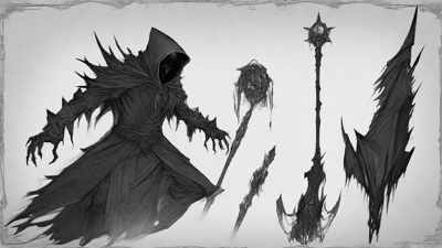 Guided by the void's dark whispers, a lone traveler ventures into the abyss, navigating through a realm of eternal darkness, guided by an unknown force that seeks rebirth and liberation from the void's grasp.