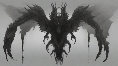 Guided by the void's dark whispers, a lone traveler ventures into the abyss, navigating through a realm of eternal darkness, guided by an unknown force that seeks rebirth and liberation from the void's grasp.